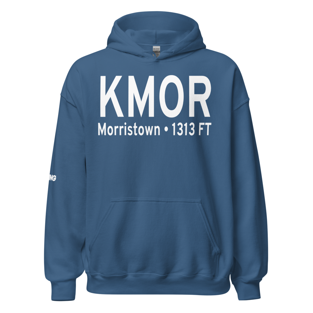 Moore Murrell Airport (KMOR) ICAO Hoodie Sweatshirt 
