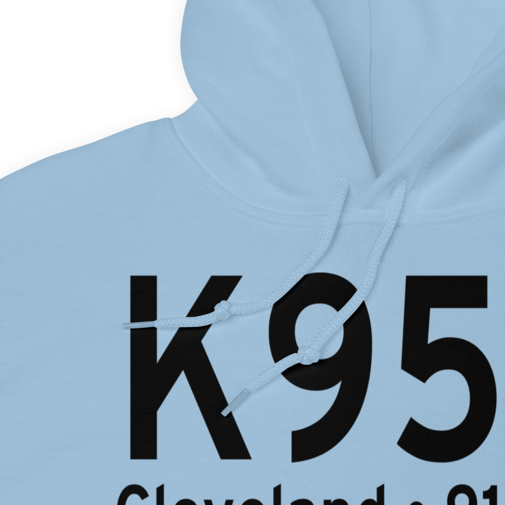 Cleveland Municipal Airport (K95F) ICAO Hoodie Sweatshirt 