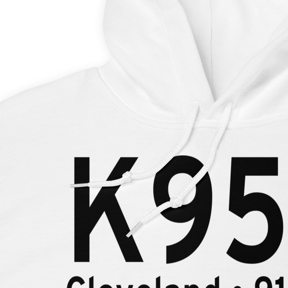 Cleveland Municipal Airport (K95F) ICAO Hoodie Sweatshirt 