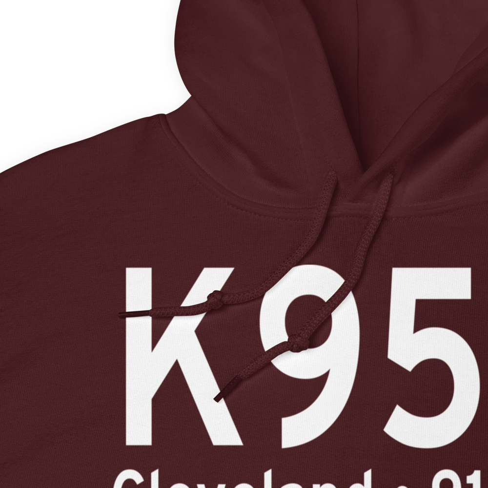 Cleveland Municipal Airport (K95F) ICAO Hoodie Sweatshirt 