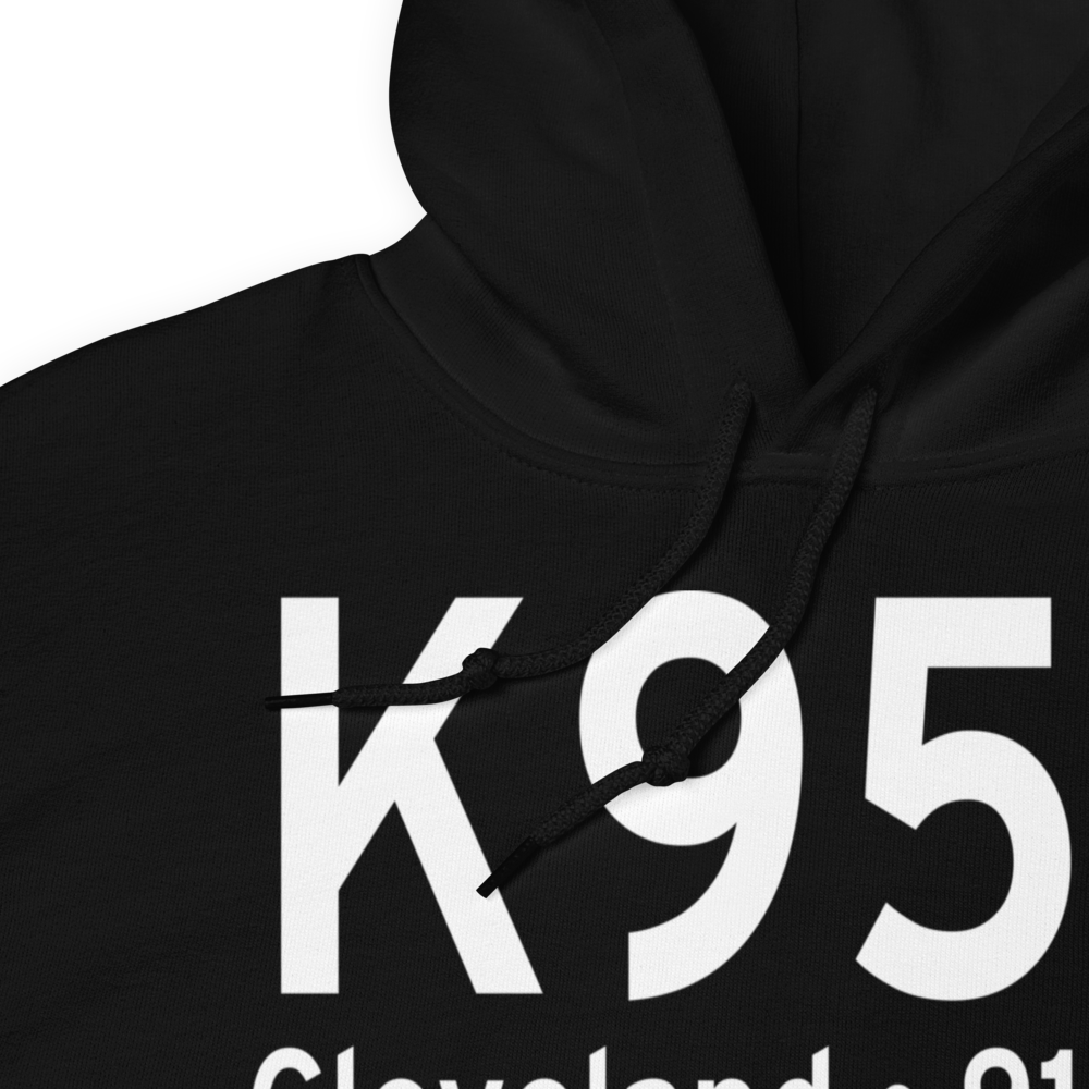 Cleveland Municipal Airport (K95F) ICAO Hoodie Sweatshirt 