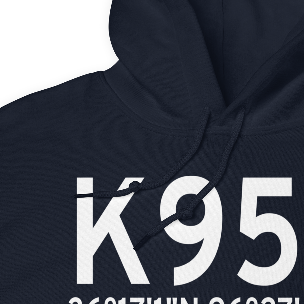 Cleveland Municipal Airport (K95F) ICAO Hoodie Sweatshirt 