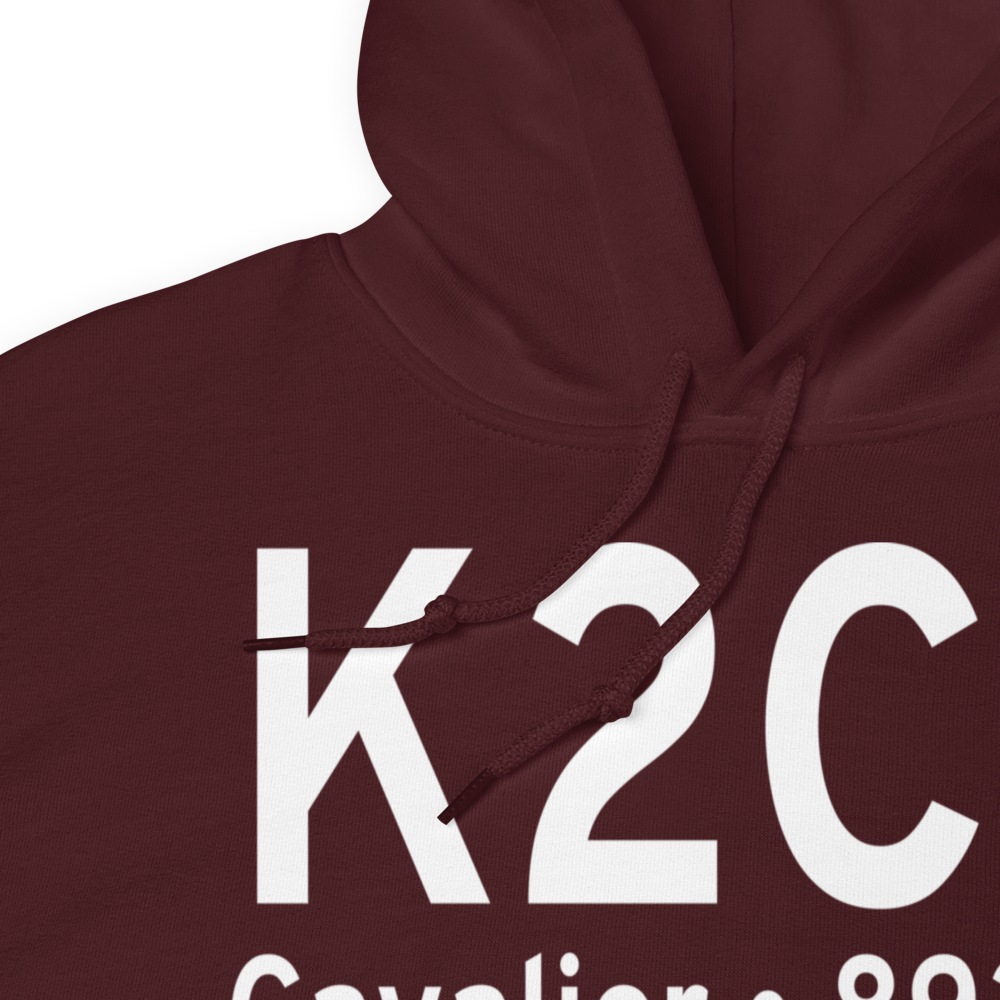 Cavalier Municipal Airport (K2C8) ICAO Hoodie Sweatshirt 