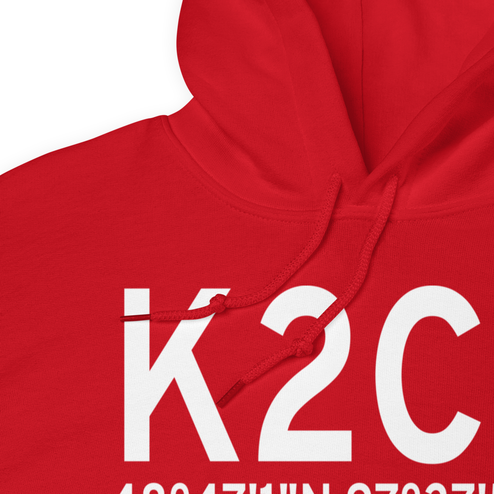 Cavalier Municipal Airport (K2C8) ICAO Hoodie Sweatshirt 
