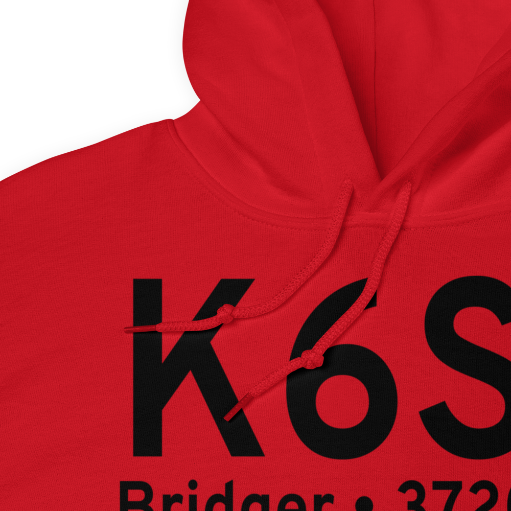 Bridger Municipal Airport (K6S1) ICAO Hoodie Sweatshirt 