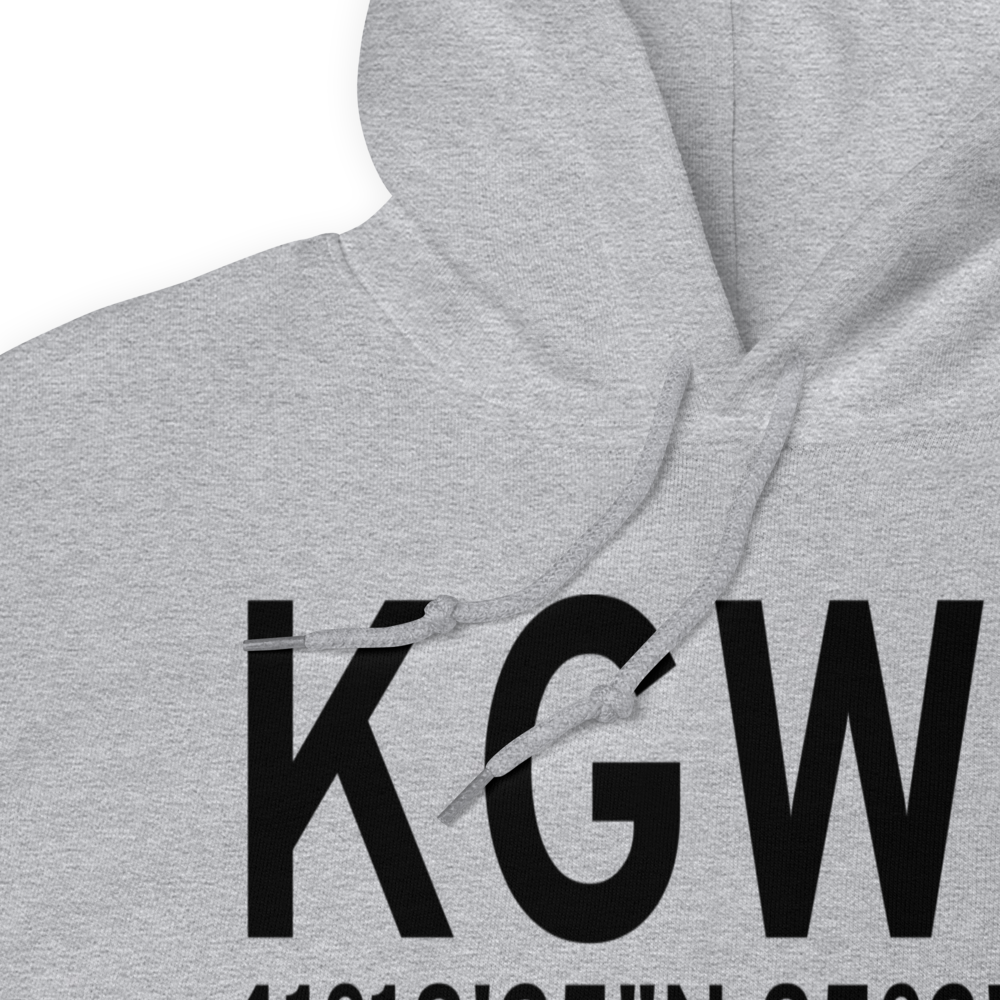 De Kalb County Airport (KGWB) ICAO Hoodie Sweatshirt 
