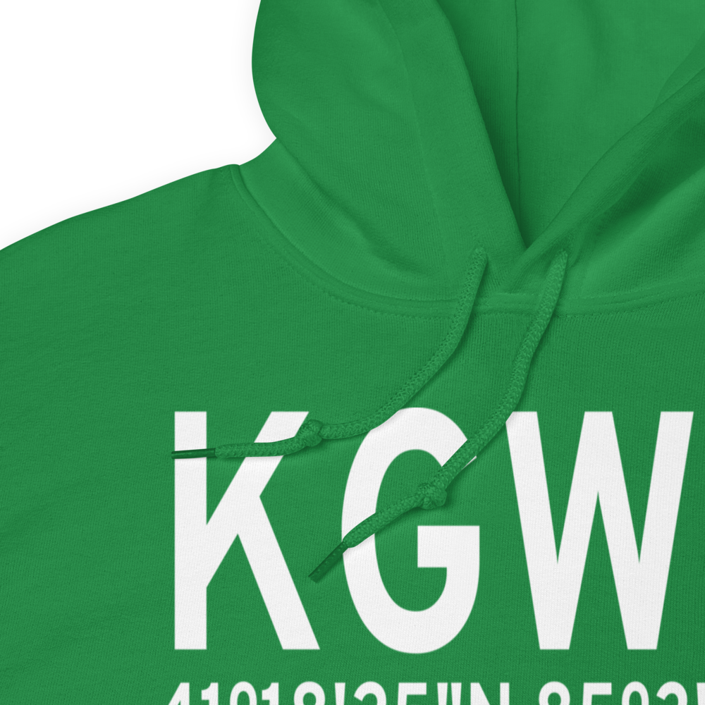 De Kalb County Airport (KGWB) ICAO Hoodie Sweatshirt 