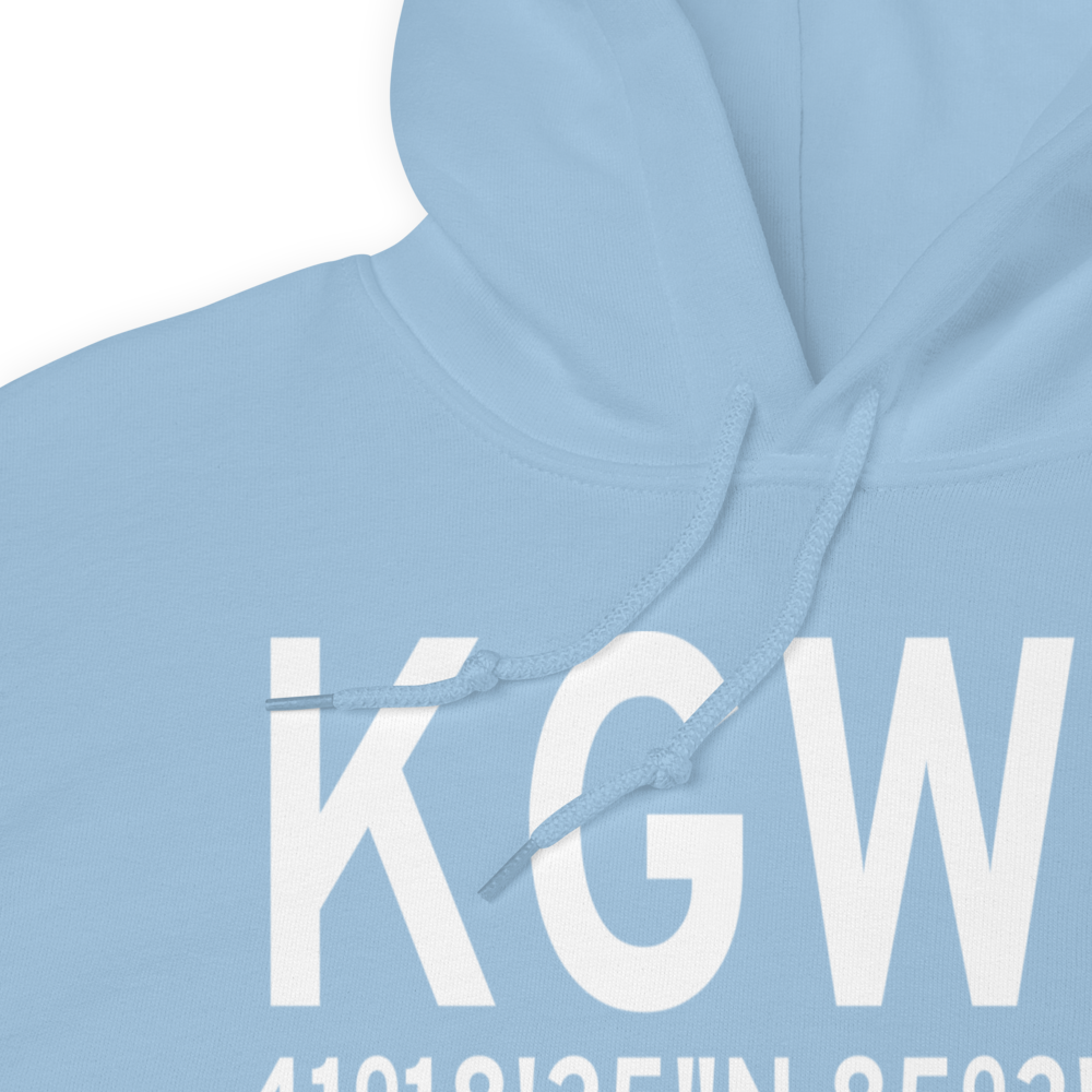 De Kalb County Airport (KGWB) ICAO Hoodie Sweatshirt 