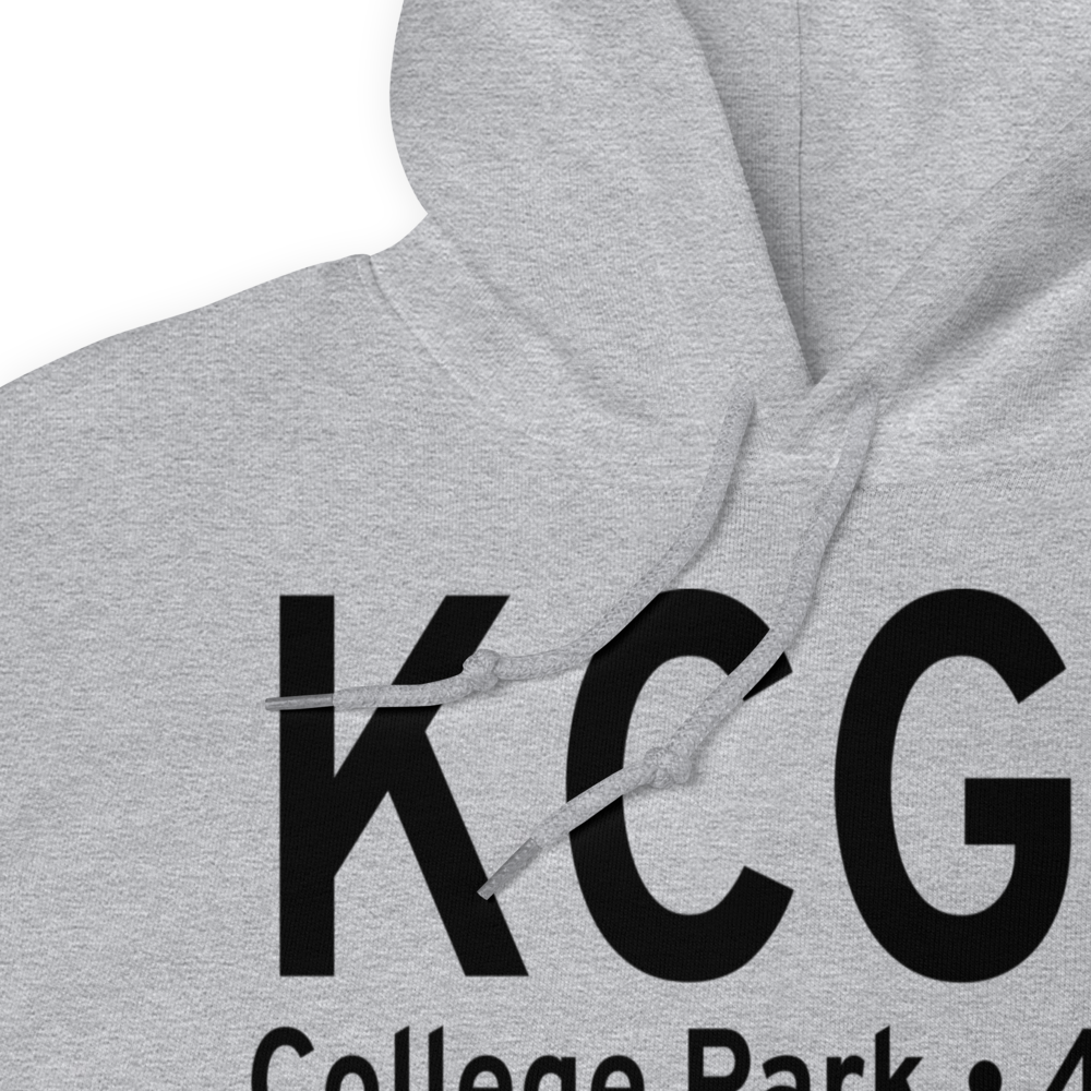 College Park Airport (KCGS) ICAO Hoodie Sweatshirt 