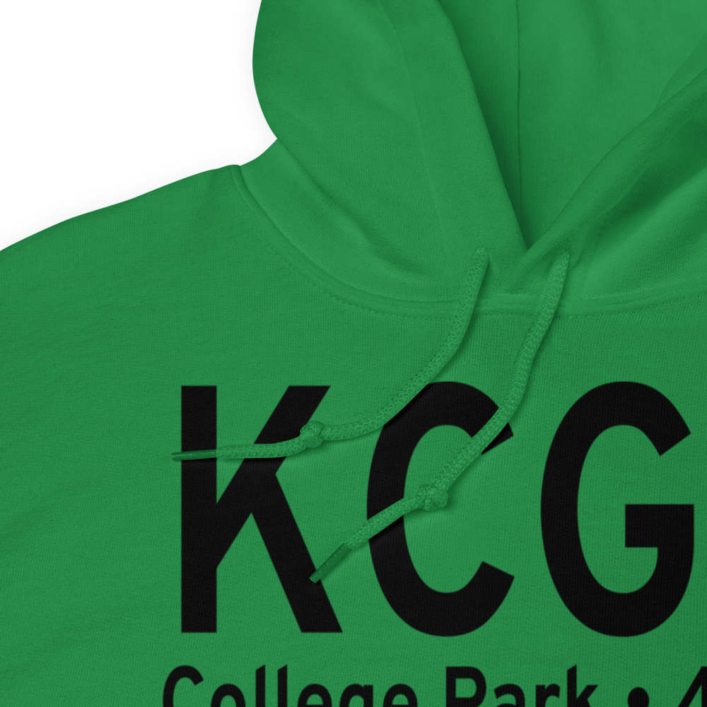 College Park Airport (KCGS) ICAO Hoodie Sweatshirt 
