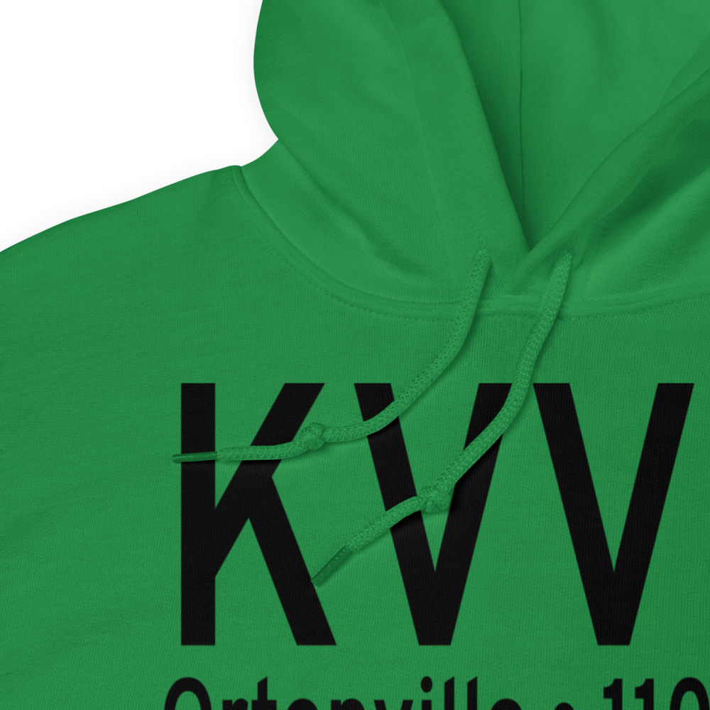 Ortonville Municipal Martinson Field (KVVV) ICAO Hoodie Sweatshirt 