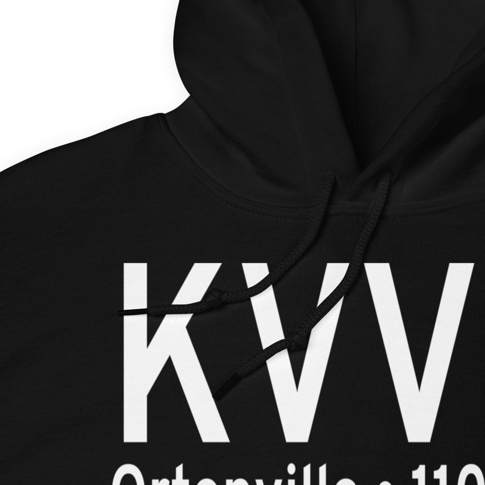Ortonville Municipal Martinson Field (KVVV) ICAO Hoodie Sweatshirt 