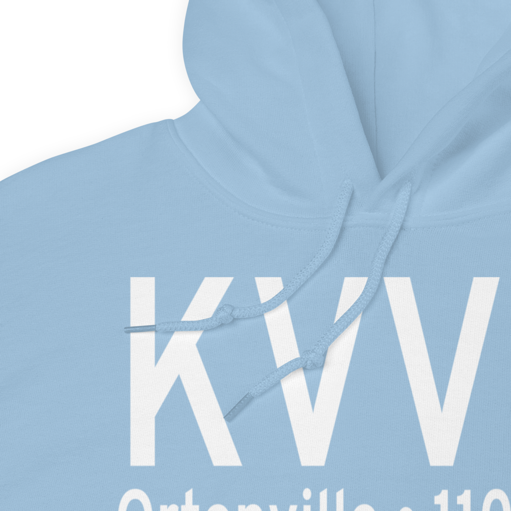 Ortonville Municipal Martinson Field (KVVV) ICAO Hoodie Sweatshirt 