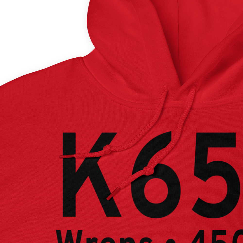 Wrens Memorial Airport (K65J) ICAO Hoodie Sweatshirt 