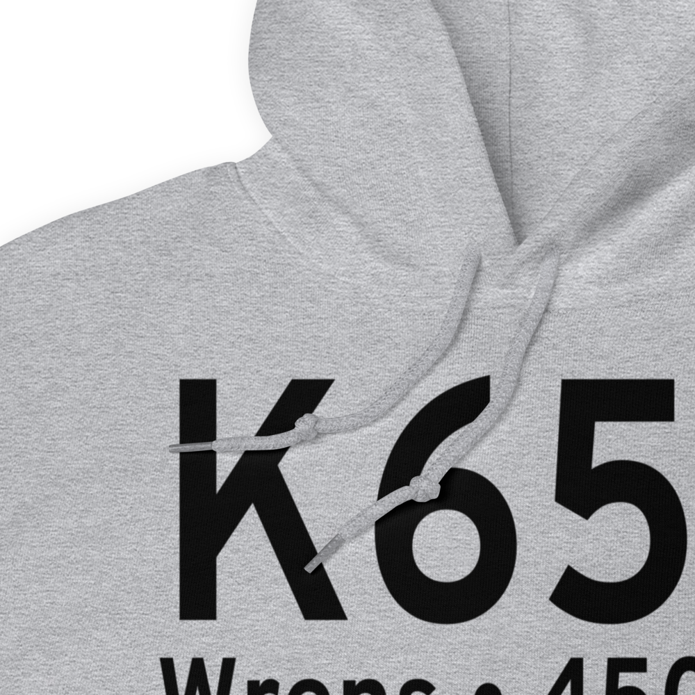 Wrens Memorial Airport (K65J) ICAO Hoodie Sweatshirt 