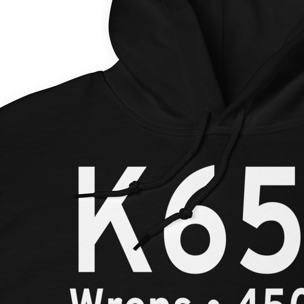 Wrens Memorial Airport (K65J) ICAO Hoodie Sweatshirt 