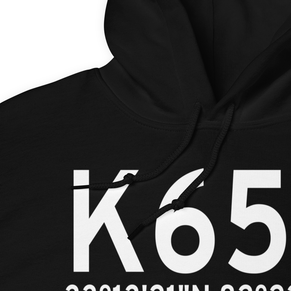 Wrens Memorial Airport (K65J) ICAO Hoodie Sweatshirt 