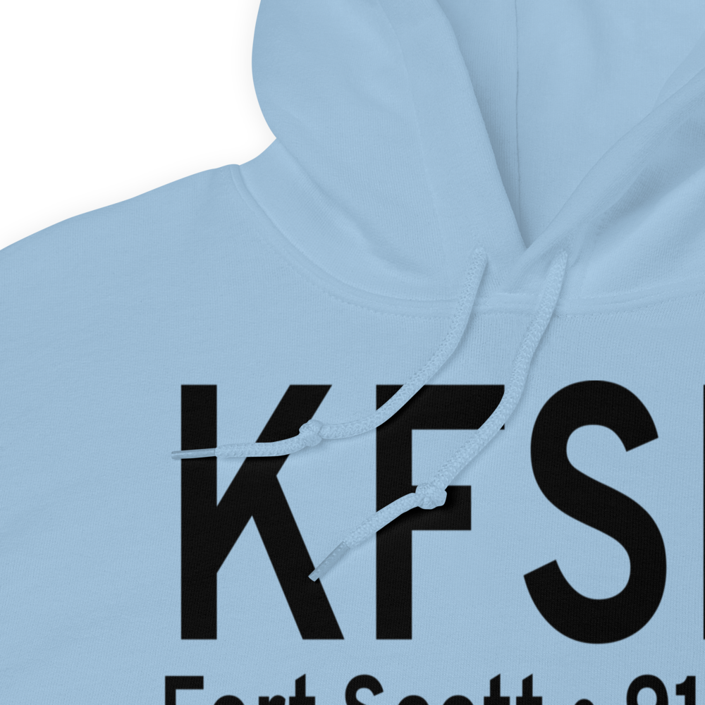 Fort Scott Municipal Airport (KFSK) ICAO Hoodie Sweatshirt 