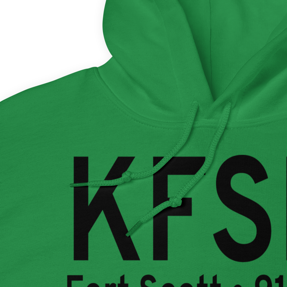 Fort Scott Municipal Airport (KFSK) ICAO Hoodie Sweatshirt 