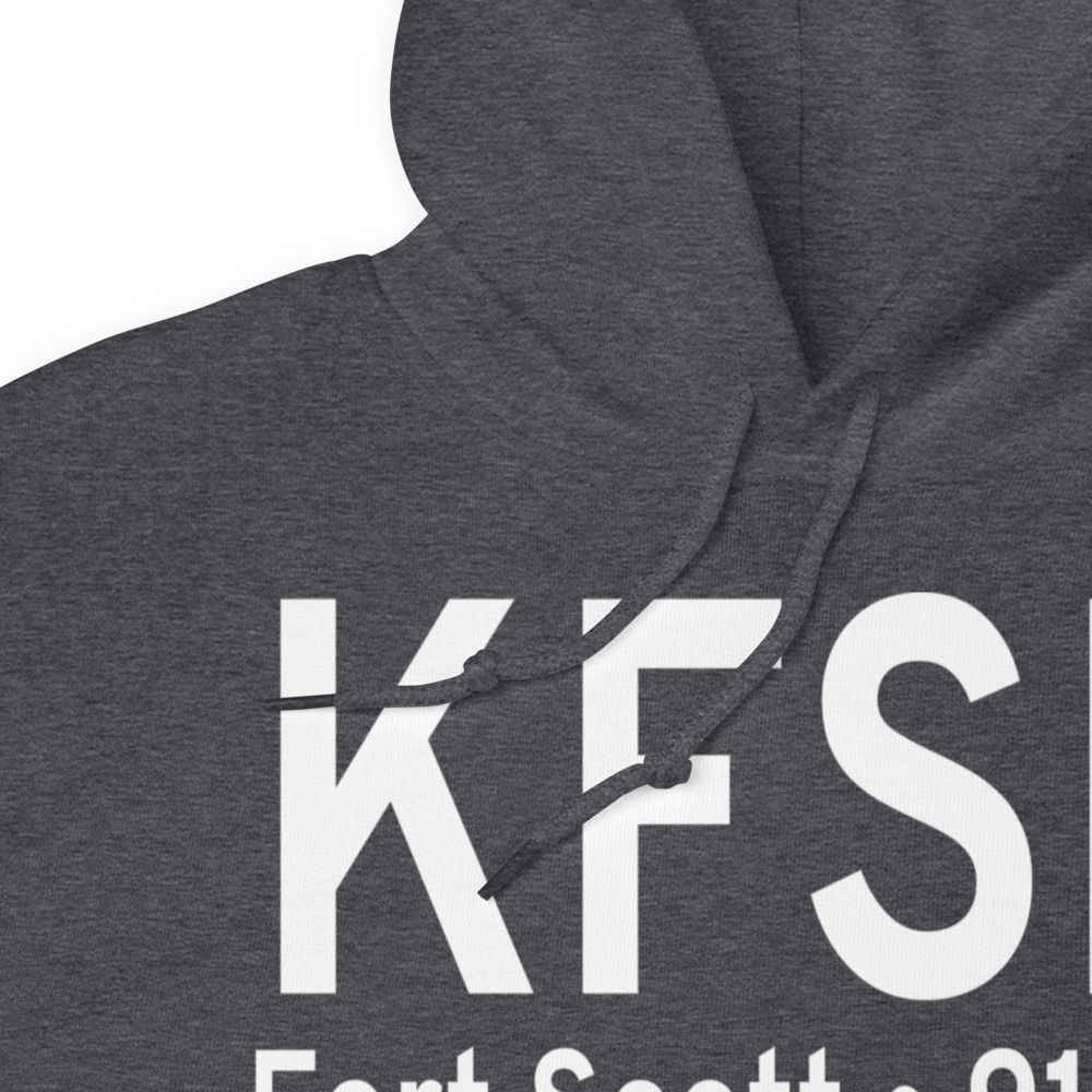 Fort Scott Municipal Airport (KFSK) ICAO Hoodie Sweatshirt 