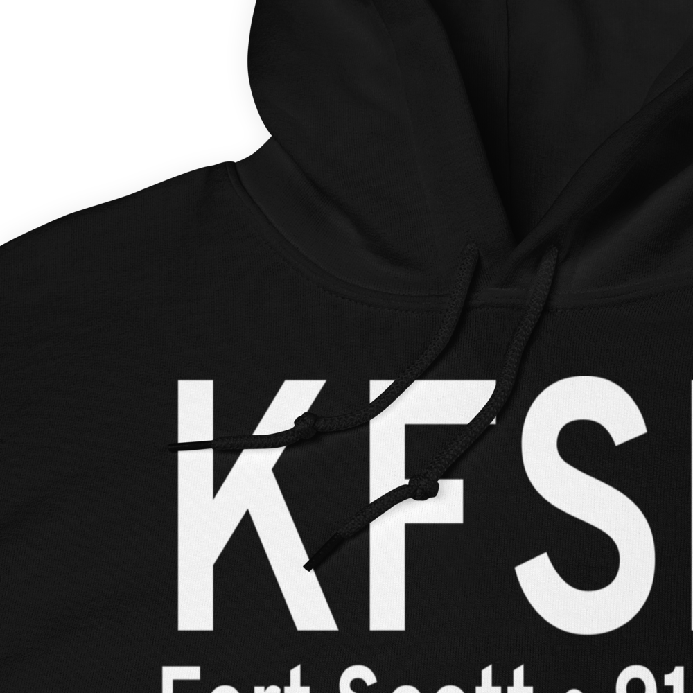Fort Scott Municipal Airport (KFSK) ICAO Hoodie Sweatshirt 
