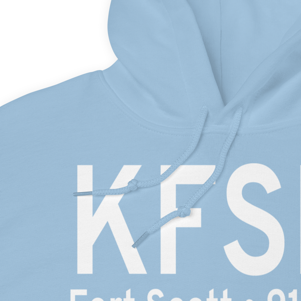 Fort Scott Municipal Airport (KFSK) ICAO Hoodie Sweatshirt 