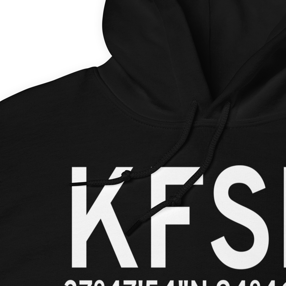Fort Scott Municipal Airport (KFSK) ICAO Hoodie Sweatshirt 