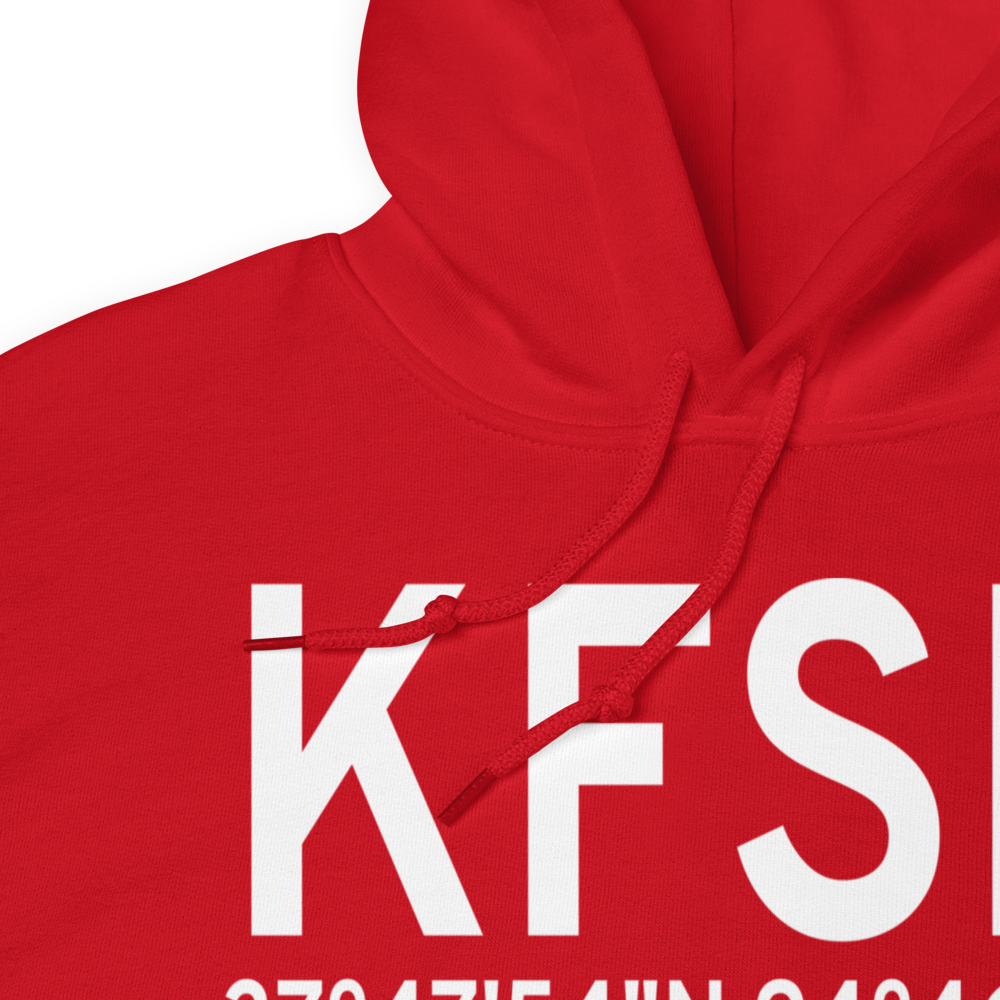 Fort Scott Municipal Airport (KFSK) ICAO Hoodie Sweatshirt 