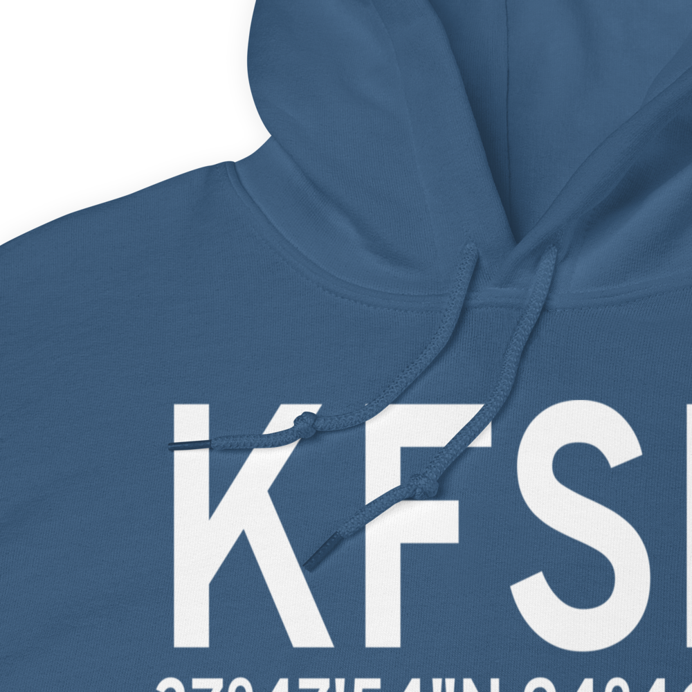 Fort Scott Municipal Airport (KFSK) ICAO Hoodie Sweatshirt 
