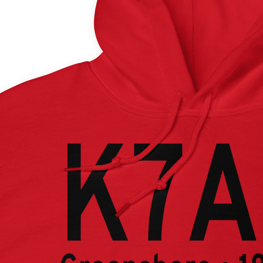 Greensboro Municipal Airport (K7A0) ICAO Hoodie Sweatshirt 