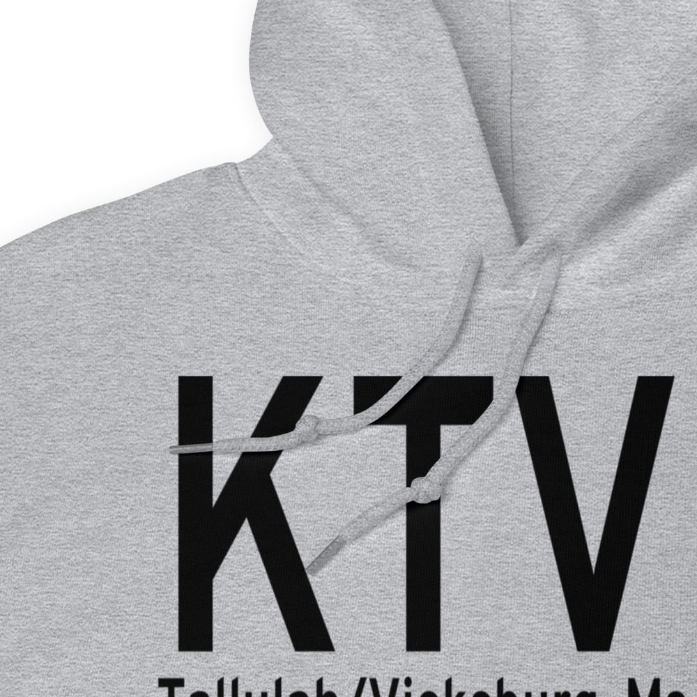 Vicksburg Tallulah Regional Airport (KTVR) ICAO Hoodie Sweatshirt 