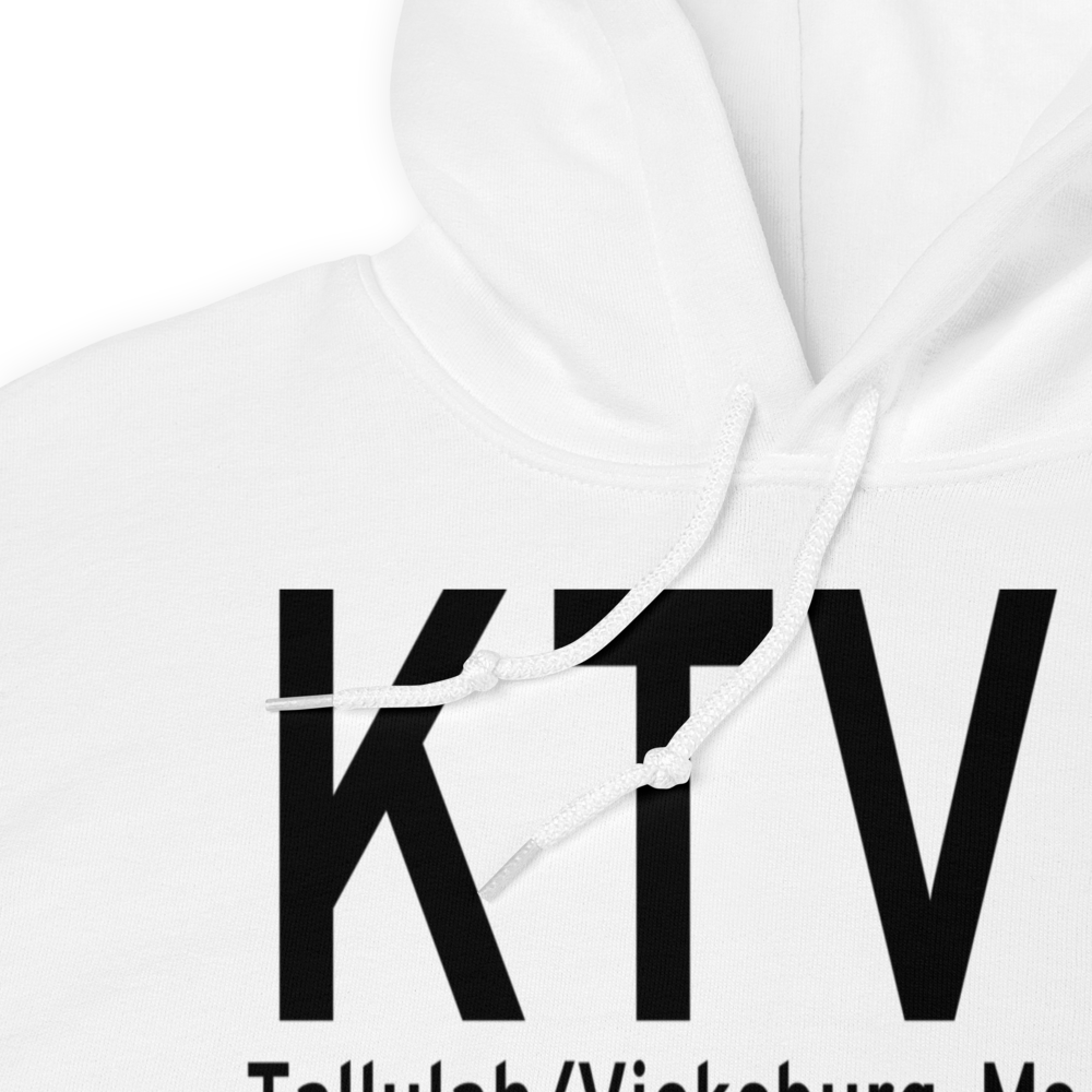 Vicksburg Tallulah Regional Airport (KTVR) ICAO Hoodie Sweatshirt 