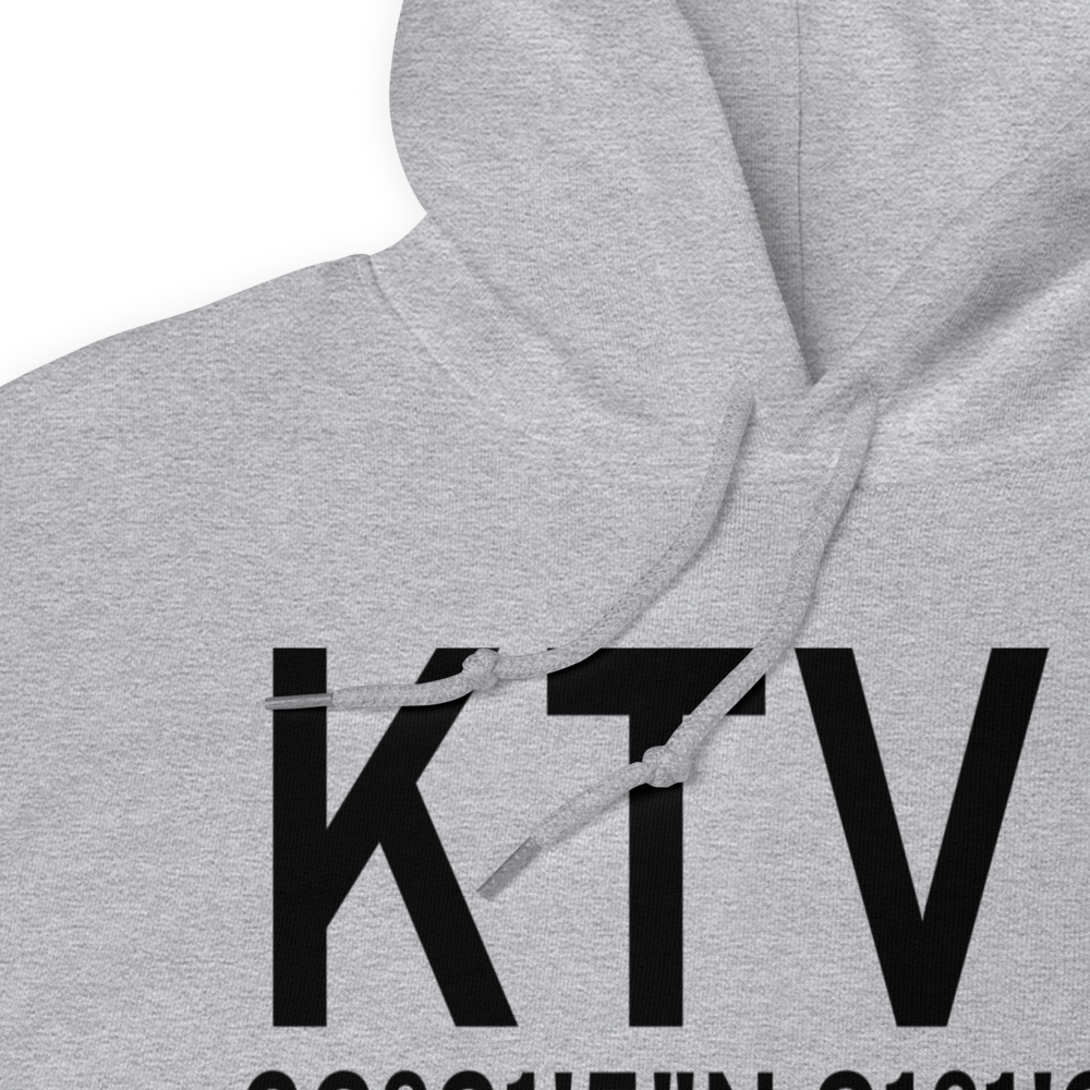 Vicksburg Tallulah Regional Airport (KTVR) ICAO Hoodie Sweatshirt 