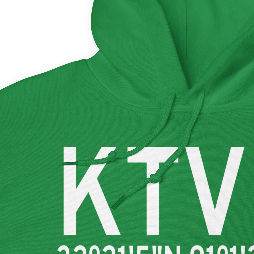 Vicksburg Tallulah Regional Airport (KTVR) ICAO Hoodie Sweatshirt 