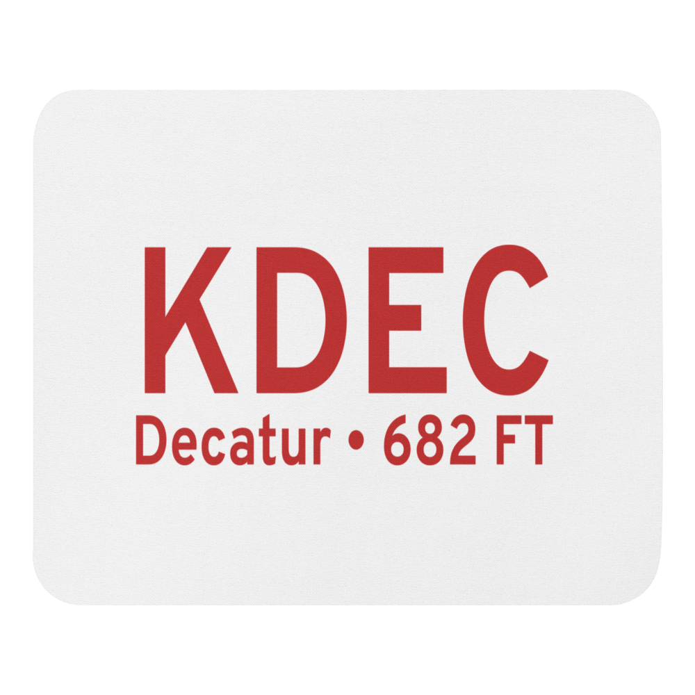 Decatur Airport (KDEC) ICAO  Mouse Pad 