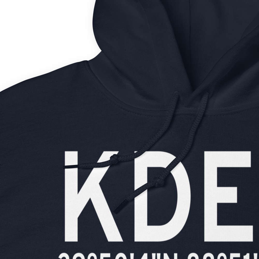 Decatur Airport (KDEC) ICAO Hoodie Sweatshirt 