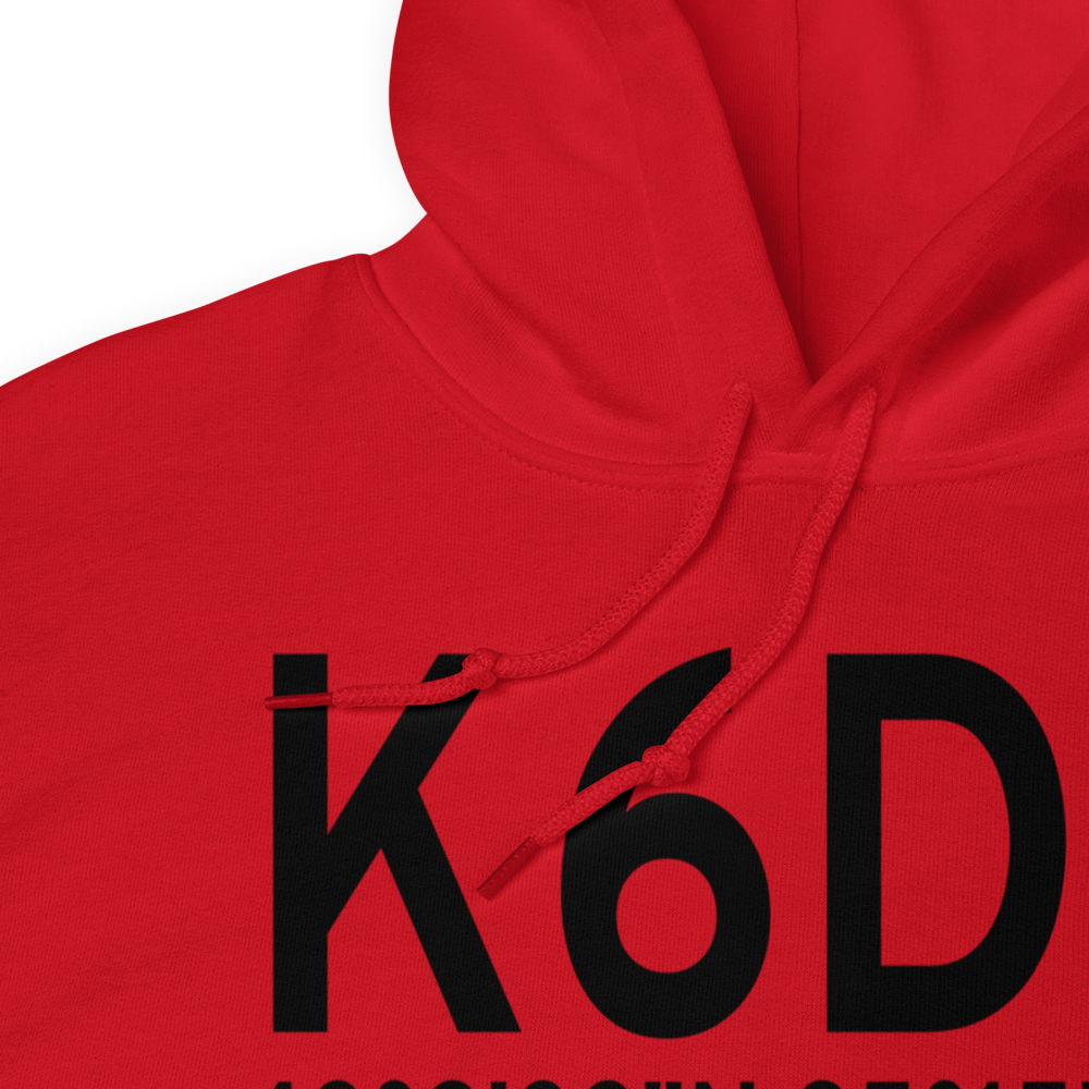 Greenville Municipal Airport (K6D6) ICAO Hoodie Sweatshirt 