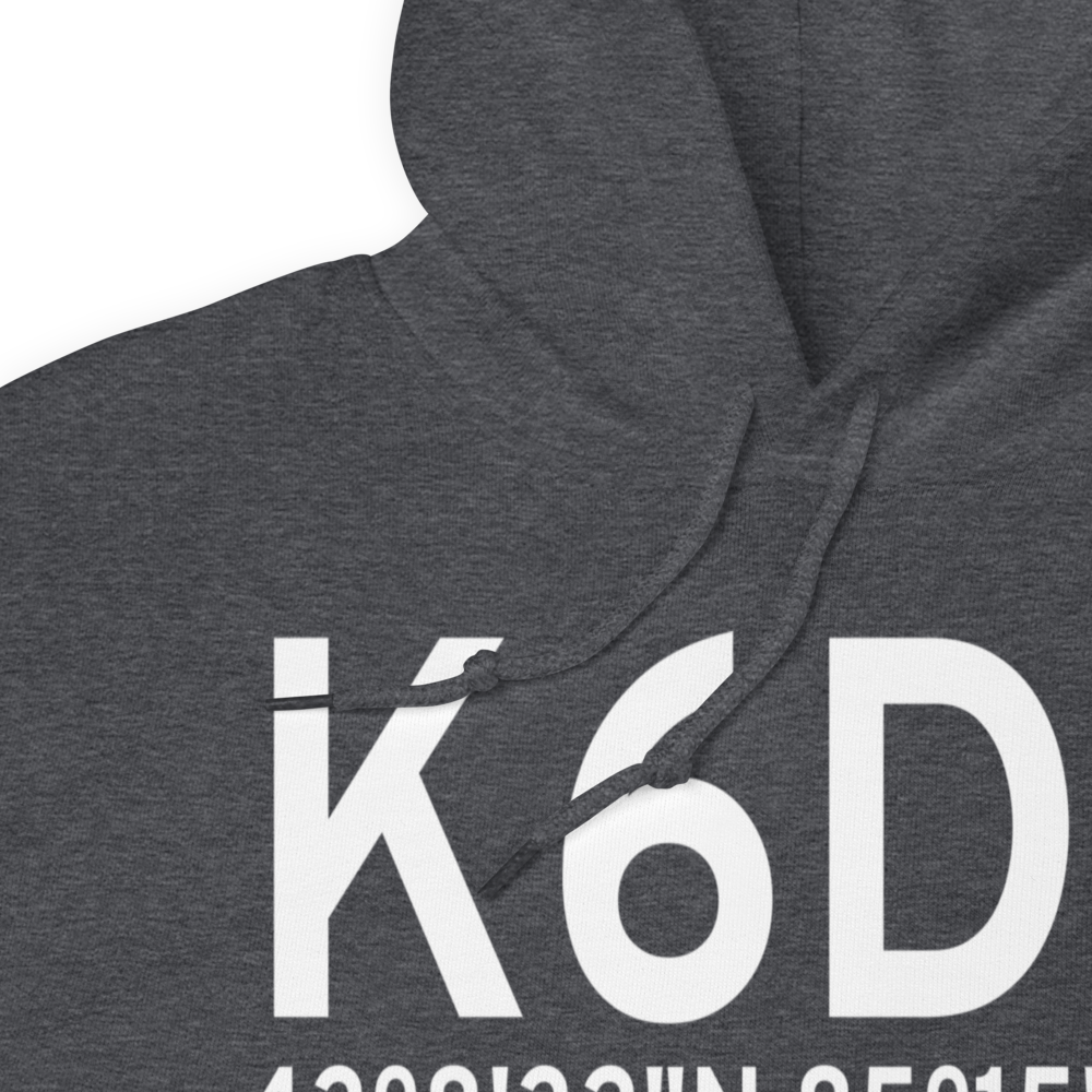 Greenville Municipal Airport (K6D6) ICAO Hoodie Sweatshirt 