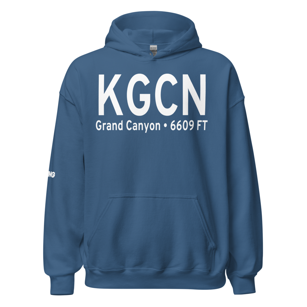 Grand Canyon National Park Airport (KGCN) ICAO Hoodie Sweatshirt 