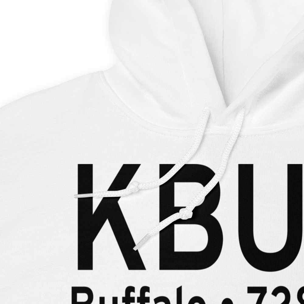 Buffalo Niagara International Airport (KBUF) ICAO Hoodie Sweatshirt 