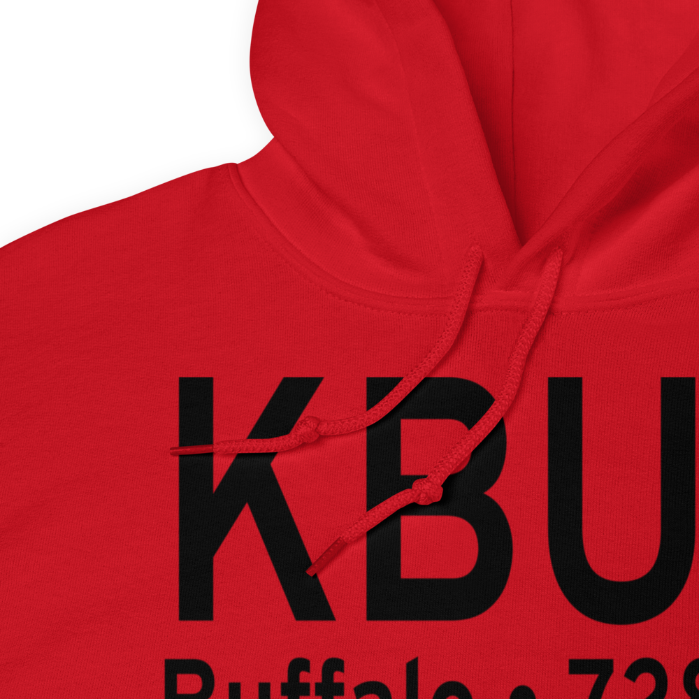 Buffalo Niagara International Airport (KBUF) ICAO Hoodie Sweatshirt 