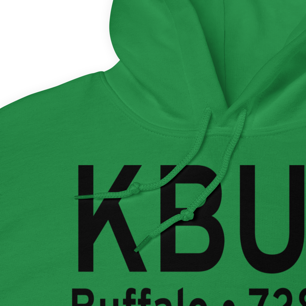 Buffalo Niagara International Airport (KBUF) ICAO Hoodie Sweatshirt 