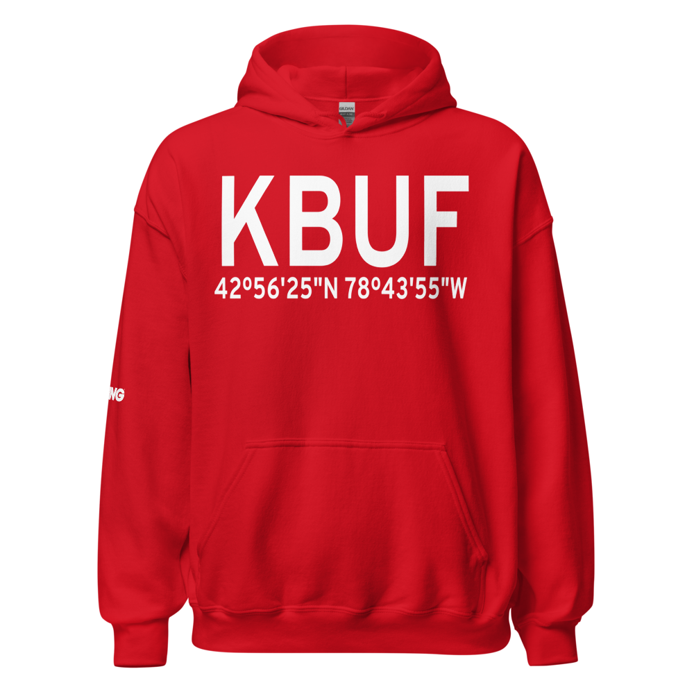 Buffalo Niagara International Airport (KBUF) ICAO Hoodie Sweatshirt 