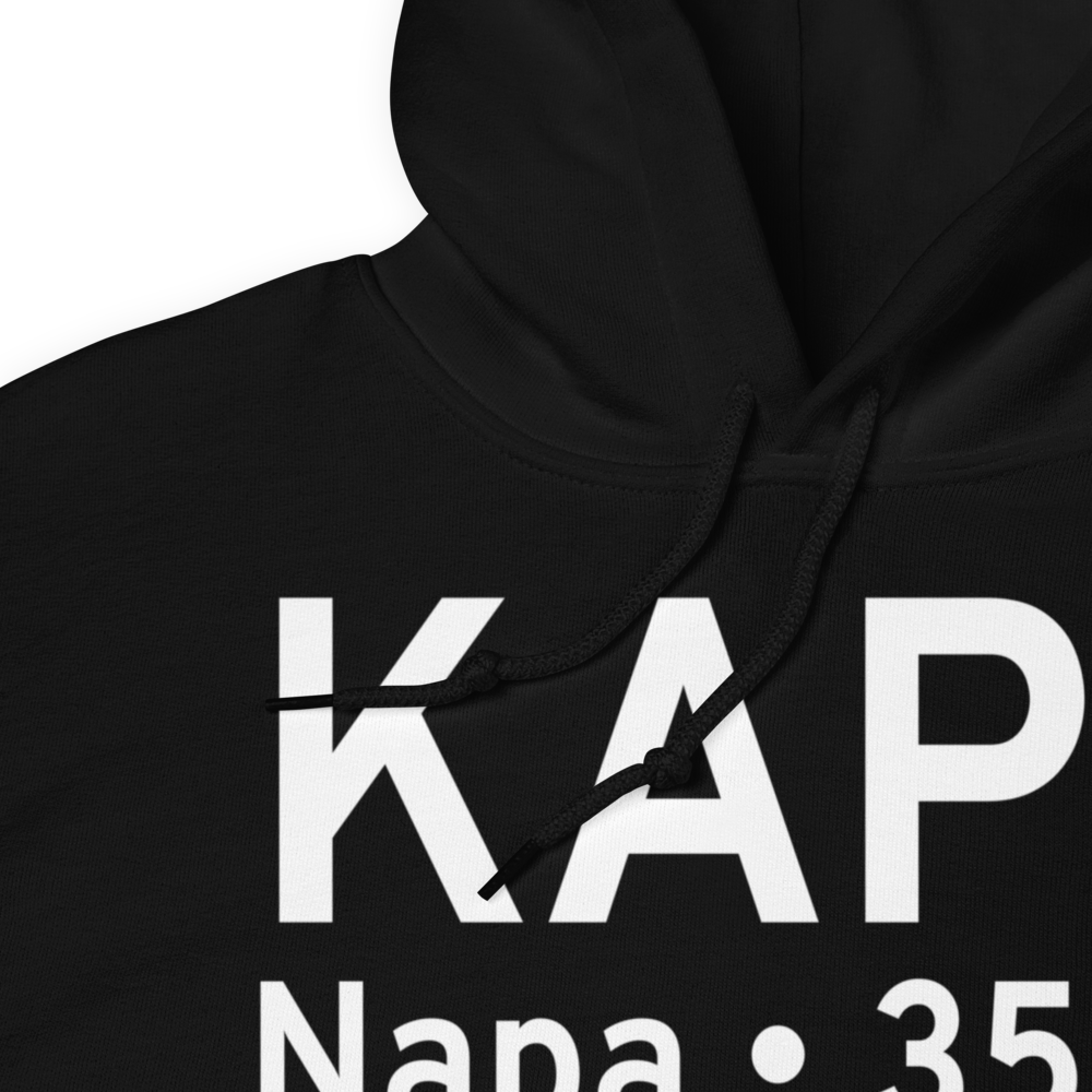 Napa County Airport (KAPC) ICAO Hoodie Sweatshirt 