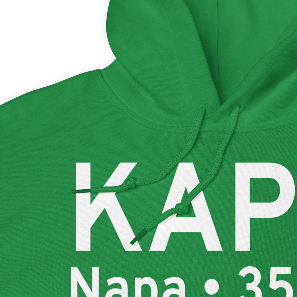 Napa County Airport (KAPC) ICAO Hoodie Sweatshirt 