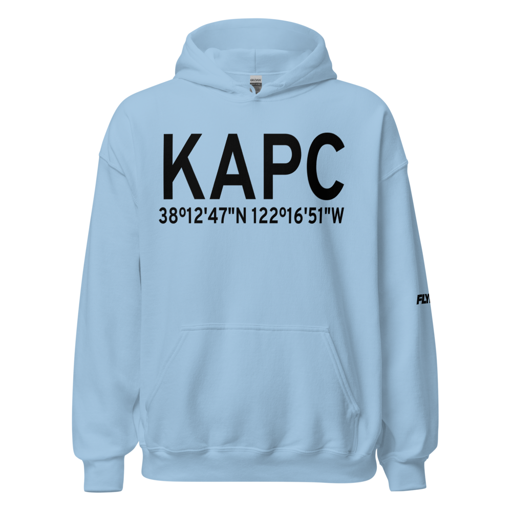 Napa County Airport (KAPC) ICAO Hoodie Sweatshirt 