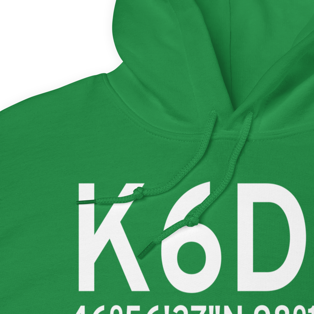 Barnes County Municipal Airport (K6D8) ICAO Hoodie Sweatshirt 