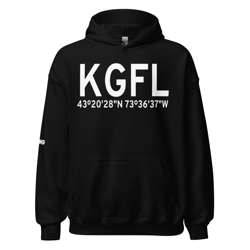 Floyd Bennett Memorial Airport (KGFL) ICAO Hoodie Sweatshirt 