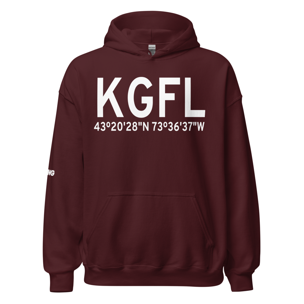 Floyd Bennett Memorial Airport (KGFL) ICAO Hoodie Sweatshirt 
