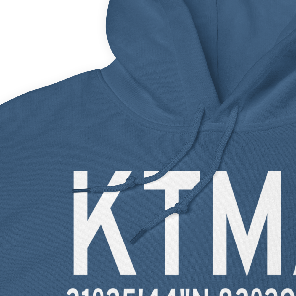 Henry Tift Myers Airport (KTMA) ICAO Hoodie Sweatshirt 